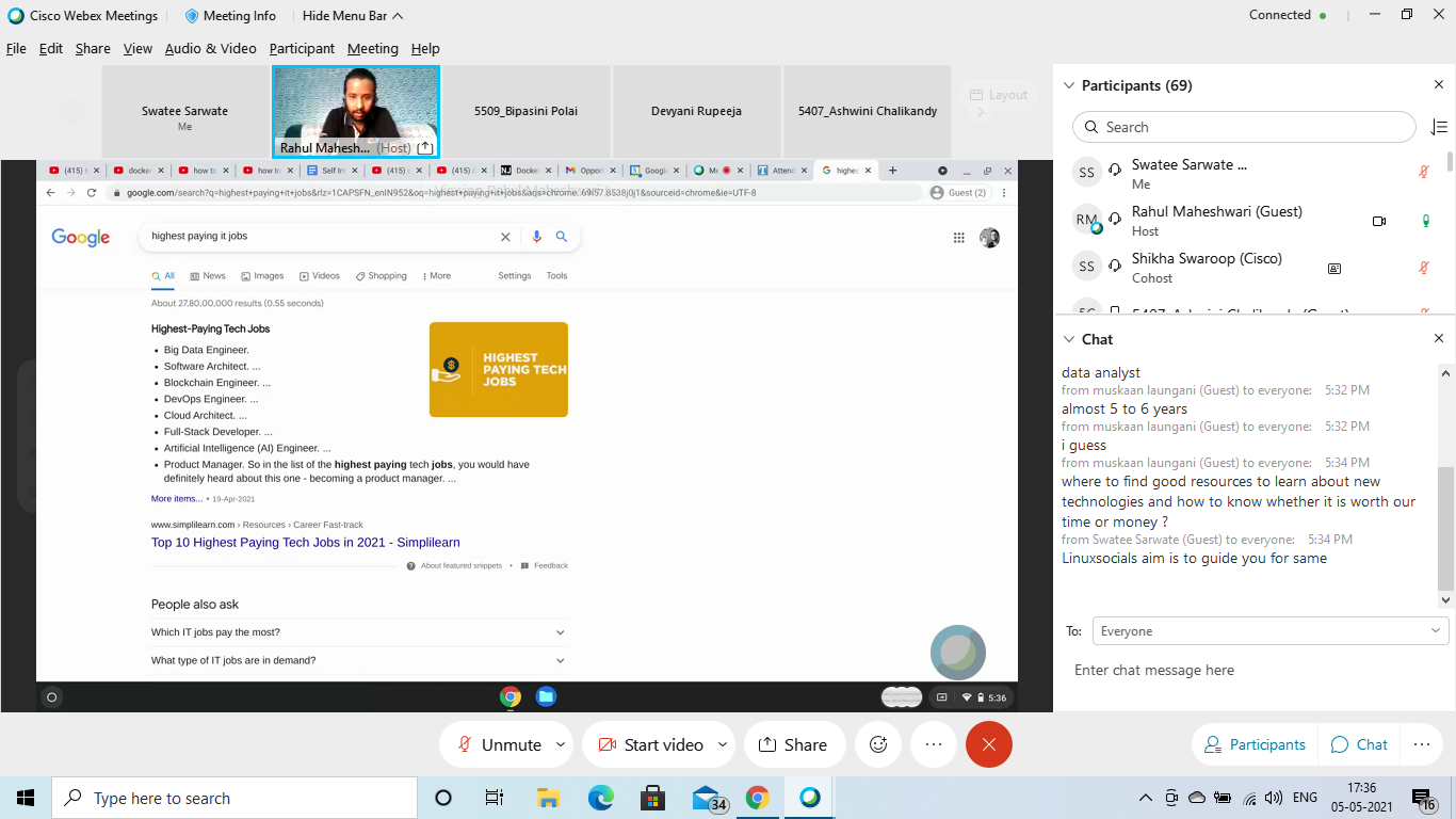 Job opportunities in IT -Rahul Maheshwari